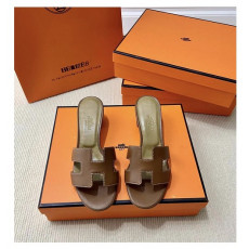 에르메스 올수공 오아시스 슬리퍼 샌들 스위프트 38